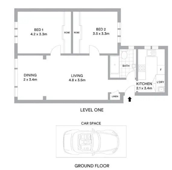 Floorplan of Homely apartment listing, 16/16 Maroubra Road, Maroubra NSW 2035