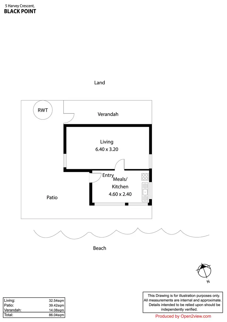 Floorplan of Homely house listing, Lot 5 Harvey Crescent, Black Point SA 5571