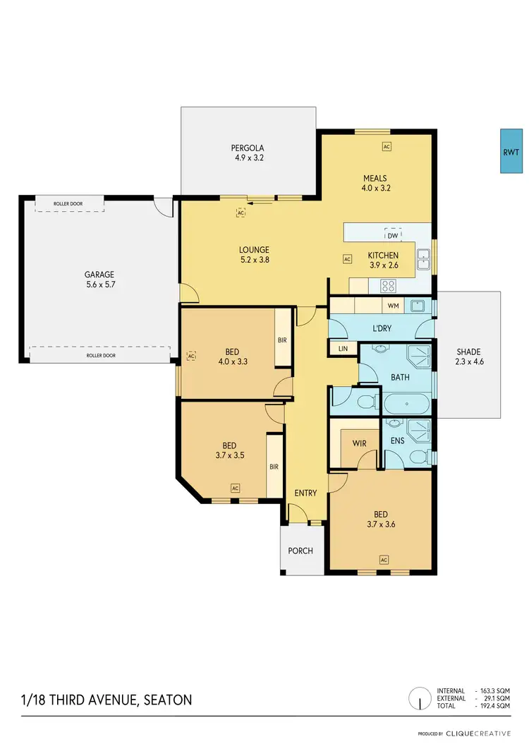 Floorplan of Homely house listing, 1/18 Third Avenue, Seaton SA 5023