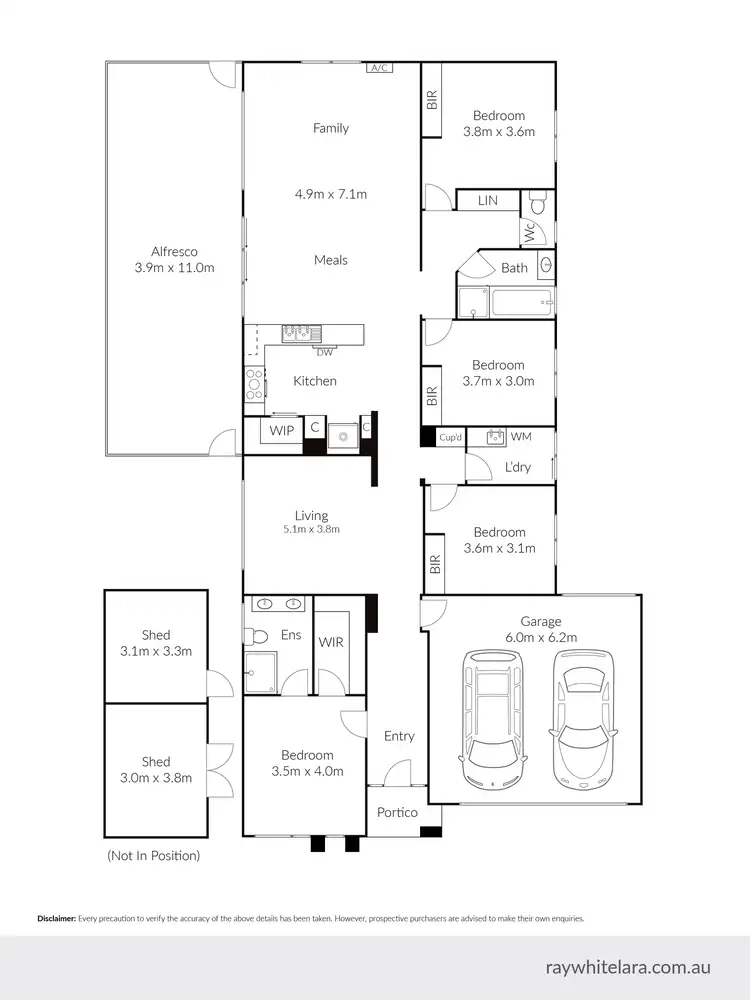 Floorplan of Homely house listing, 27 Lapwing Drive, Lara VIC 3212