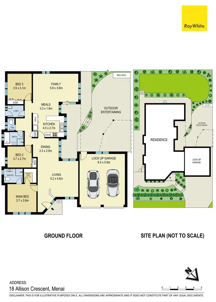 Floorplan of Homely house listing, 18 Allison Crescent, Menai NSW 2234
