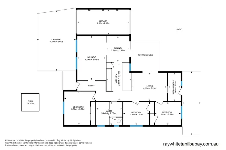 Floorplan of Homely house listing, 21 William Close, Lemon Tree Passage NSW 2319