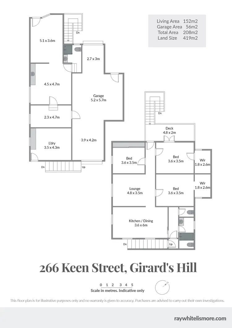 Floorplan of Homely house listing, 266 Keen Street, Girards Hill NSW 2480