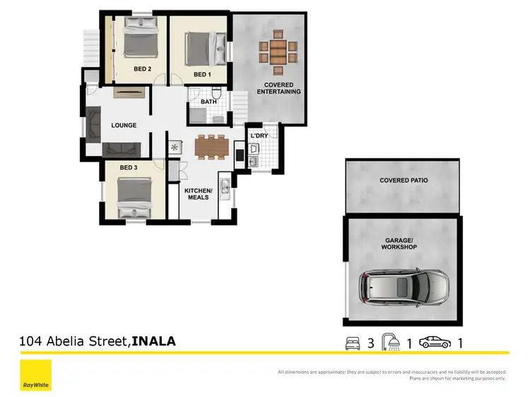 Floorplan of Homely house listing, 104 Abelia Street, Inala QLD 4077