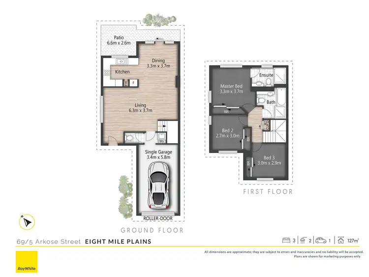 Floorplan of Homely townhouse listing, 69/5 Arkose Street, Eight Mile Plains QLD 4113