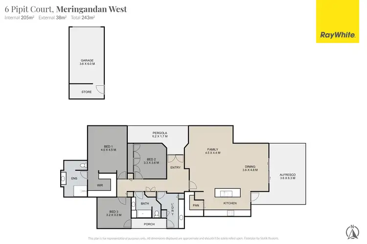Floorplan of Homely house listing, 6 Pipit Court, Meringandan West QLD 4352
