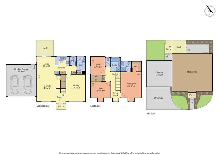 Floorplan of Homely townhouse listing, 2/74-76 Maroondah Highway, Croydon VIC 3136