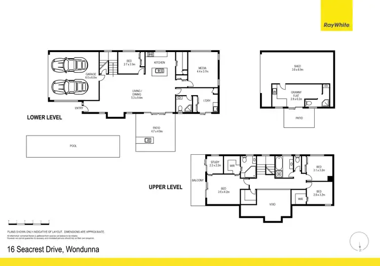 Floorplan of Homely house listing, 16 Seacrest Drive, Wondunna QLD 4655