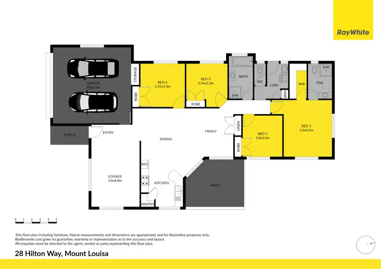 Floorplan of Homely house listing, 28 Hilton Way, Mount Louisa QLD 4814