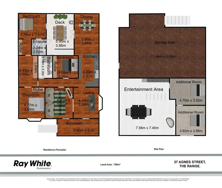 Floorplan of Homely house listing, 27 Agnes Street, The Range QLD 4700