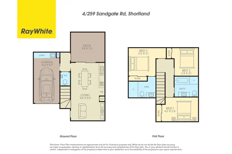 Floorplan of Homely townhouse listing, 4/259 Sandgate Road, Shortland NSW 2307