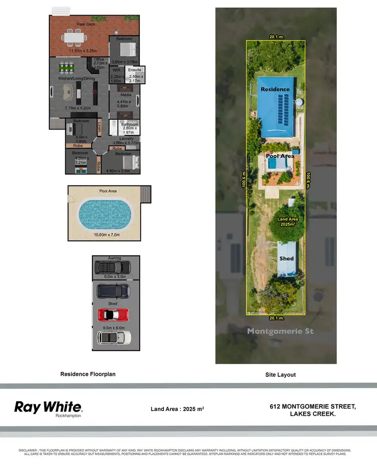 Floorplan of Homely other listing, 612 Montgomerie Street, Lakes Creek QLD 4701