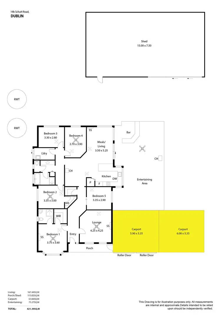 Floorplan of Homely house listing, 19B Schutt Road, Dublin SA 5501
