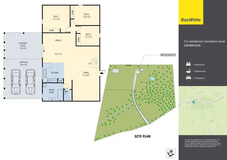 Floorplan of Homely house listing, 570 Gembrook-Tonimbuk Road, Gembrook VIC 3783