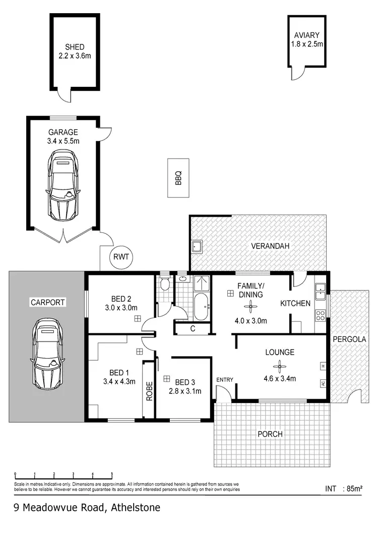 Floorplan of Homely house listing, 9 Meadowvue Road, Athelstone SA 5076