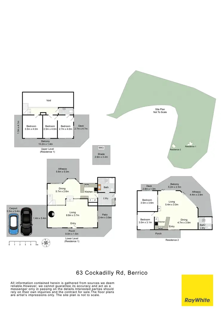 Floorplan of Homely rural property listing, 63 Cockadilly Road, Gloucester NSW 2422