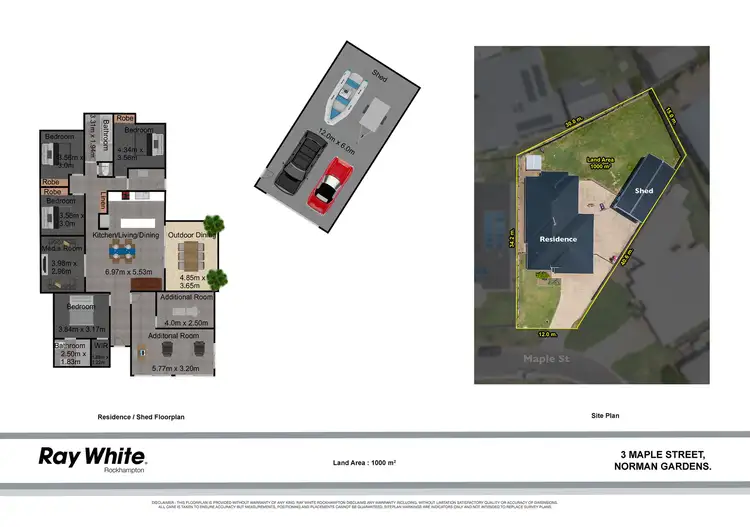 Floorplan of Homely house listing, 3 Maple Street, Norman Gardens QLD 4701