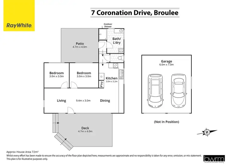 Floorplan of Homely house listing, 7 Coronation Drive, Broulee NSW 2537