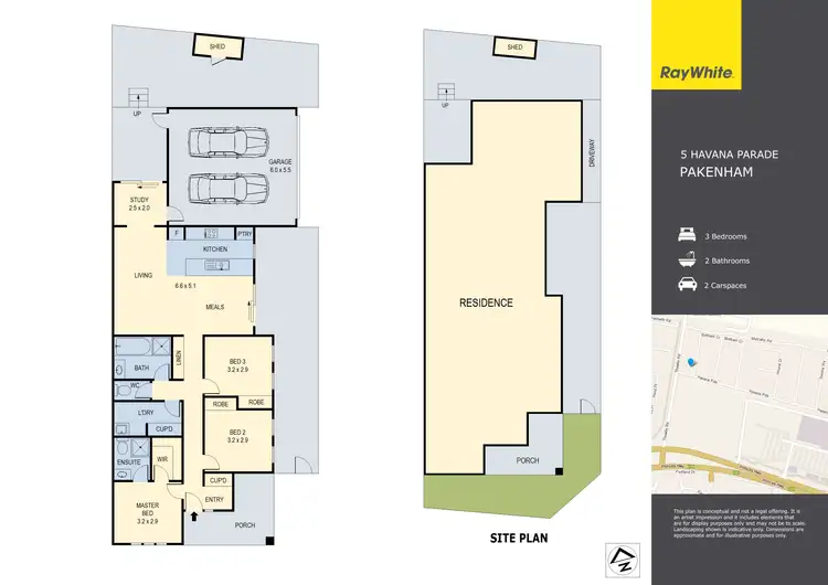 Floorplan of Homely house listing, 5 Havana Parade, Pakenham VIC 3810