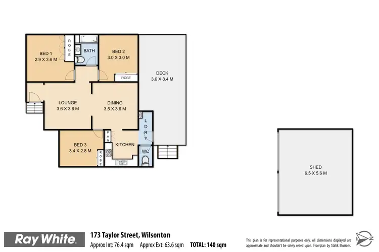 Floorplan of Homely house listing, 173 Taylor Street, Wilsonton QLD 4350