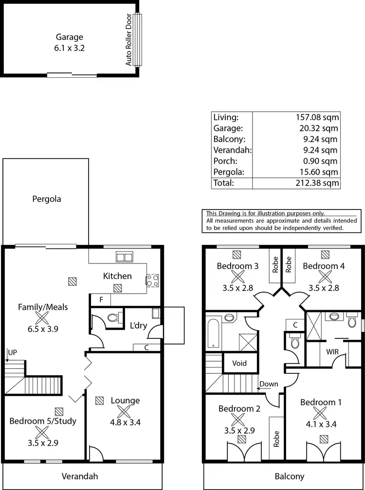 Floorplan of Homely house listing, 61A Cliff Street, Glenelg East SA 5045