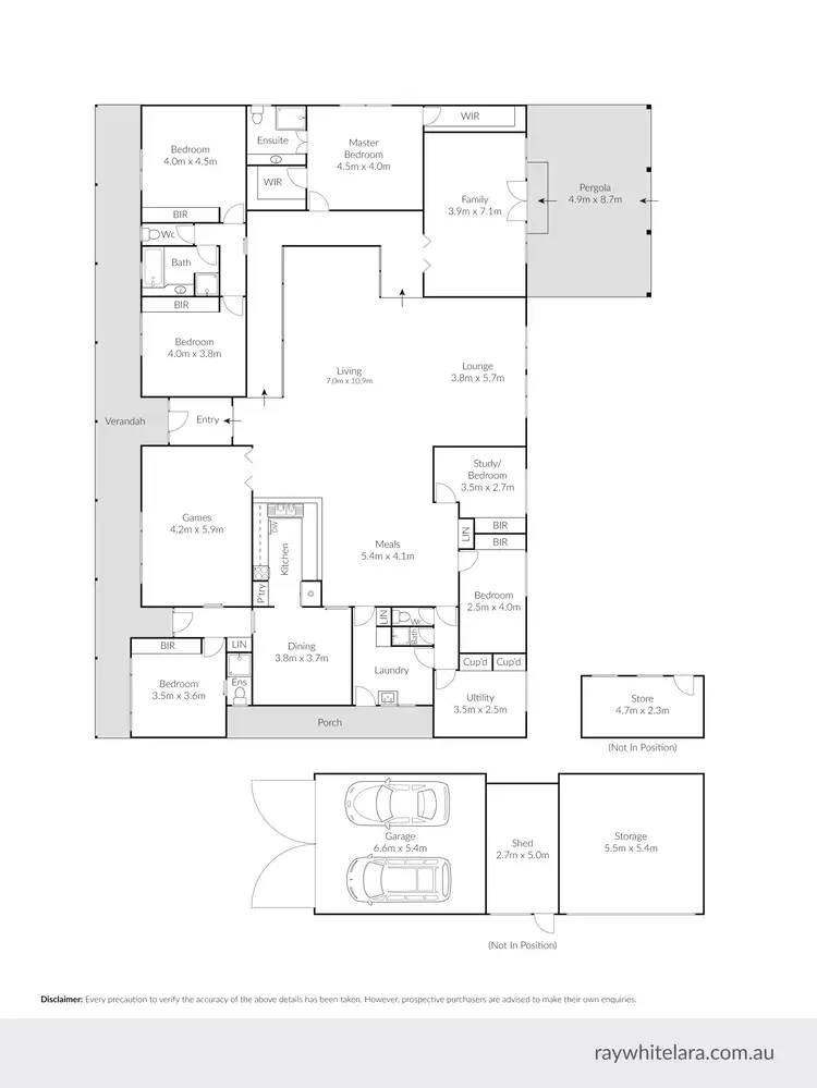 Floorplan of Homely house listing, 60 Alison Drive, Lara VIC 3212