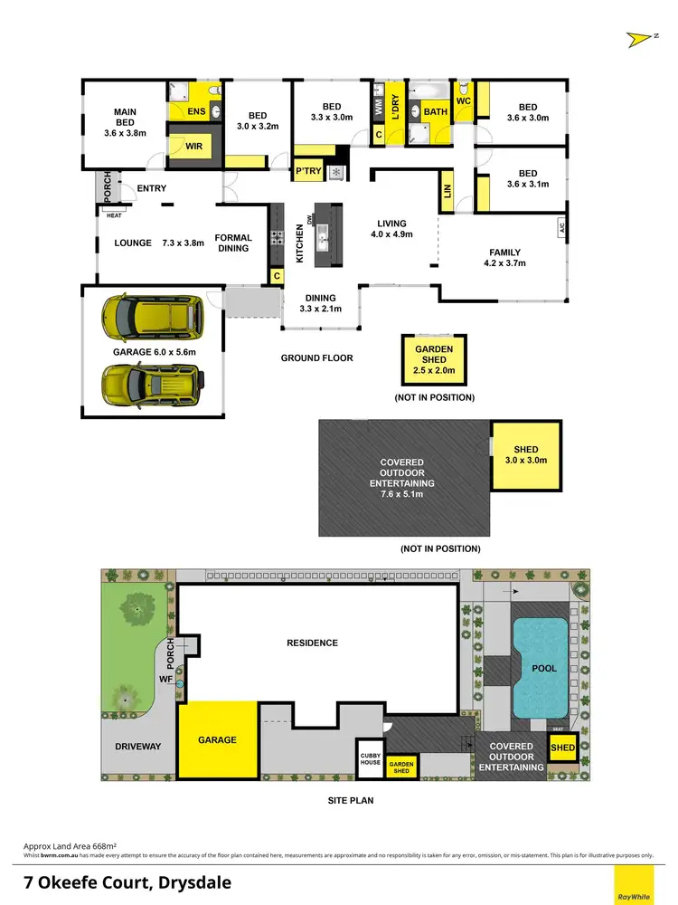 Floorplan of Homely house listing, 7 O'Keefe Court, Drysdale VIC 3222