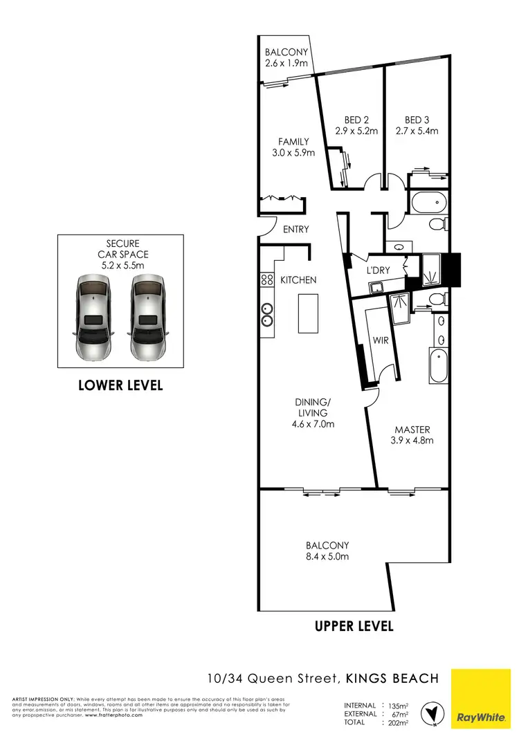 Floorplan of Homely unit listing, Unit 10/34 Queen Street, Kings Beach QLD 4551