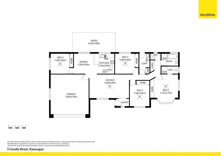 Floorplan of Homely house listing, 3 Corella Street, Kawungan QLD 4655