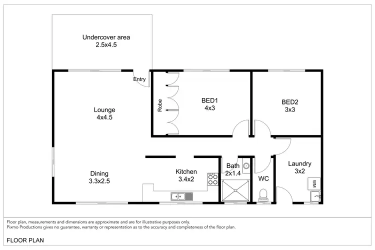 Floorplan of Homely house listing, Address available on request