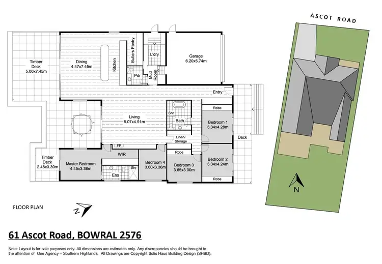 Floorplan of Homely house listing, 61 Ascot Road, Bowral NSW 2576
