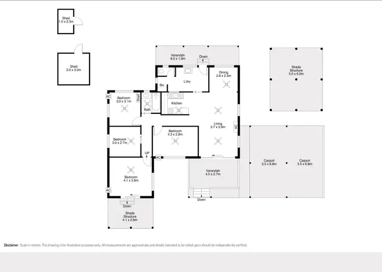 Floorplan of Homely house listing, 6 Pryor Drive, Broome WA 6725
