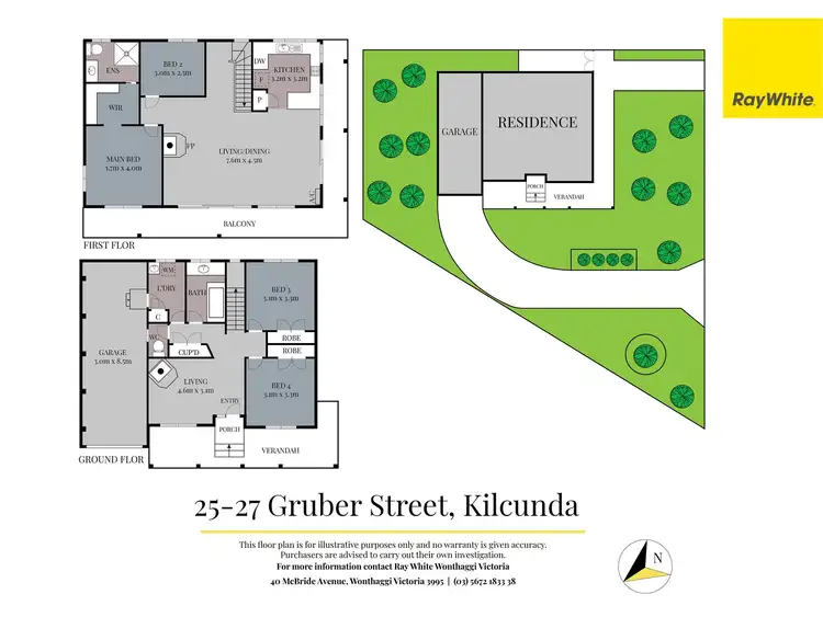 Floorplan of Homely house listing, 25-27 Gruber Street, Kilcunda VIC 3995
