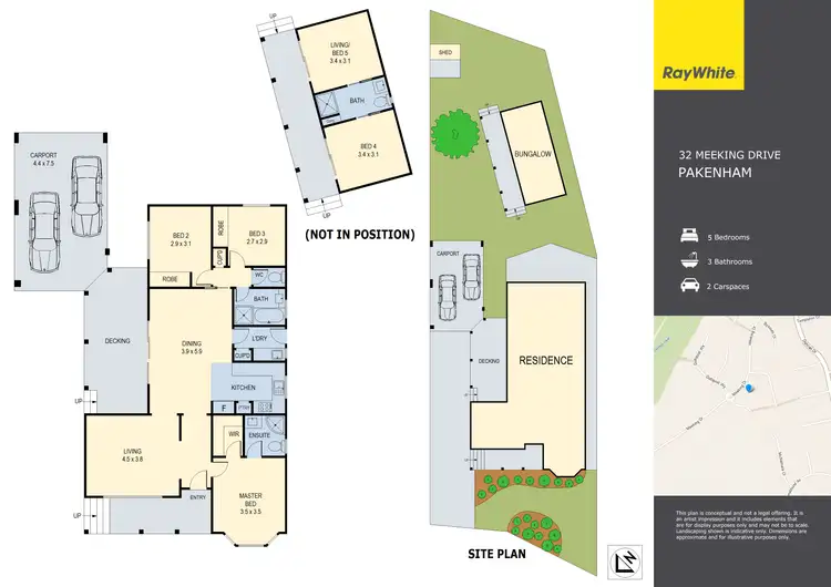 Floorplan of Homely house listing, 32 Meeking Drive, Pakenham VIC 3810