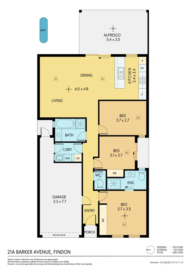 Floorplan of Homely house listing, 21A Barker Avenue, Findon SA 5023