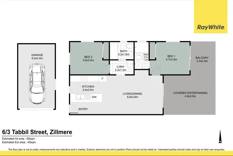 Floorplan of Homely unit listing, 6/3 Tabbil Street, Zillmere QLD 4034