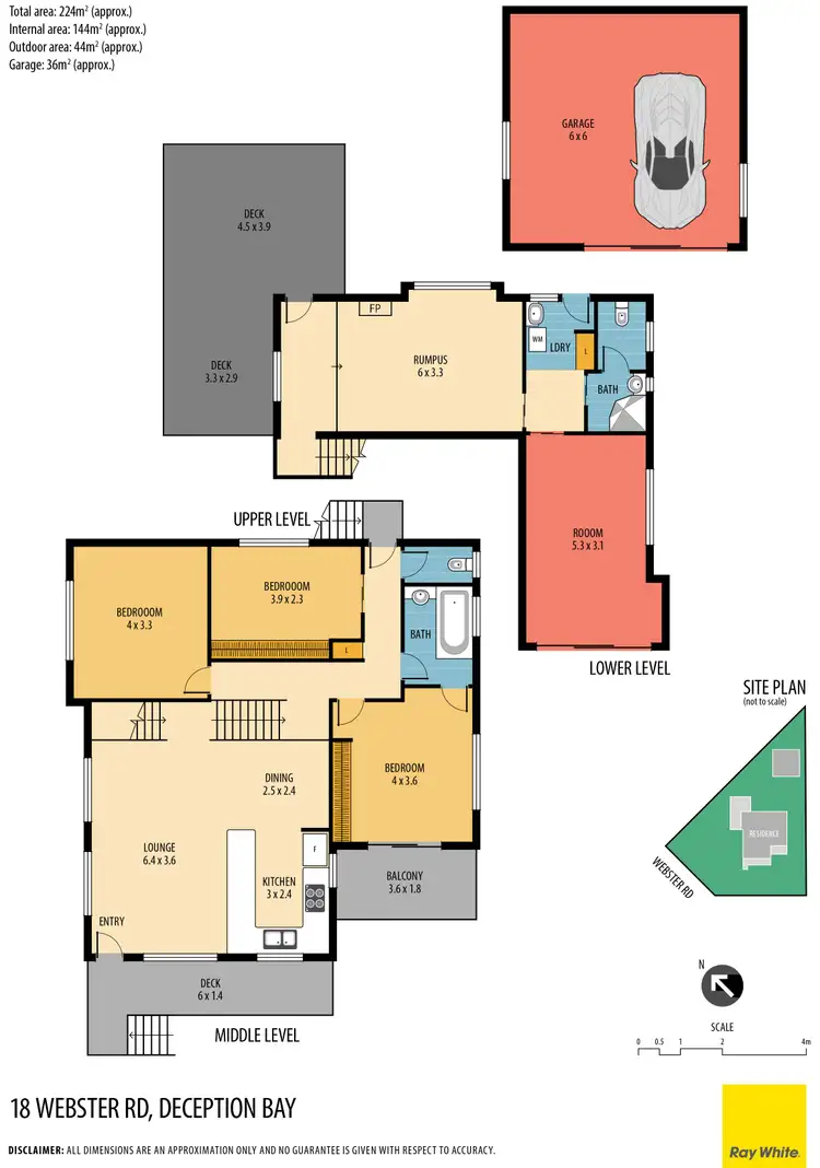 Floorplan of Homely house listing, 18 Webster Road, Deception Bay QLD 4508