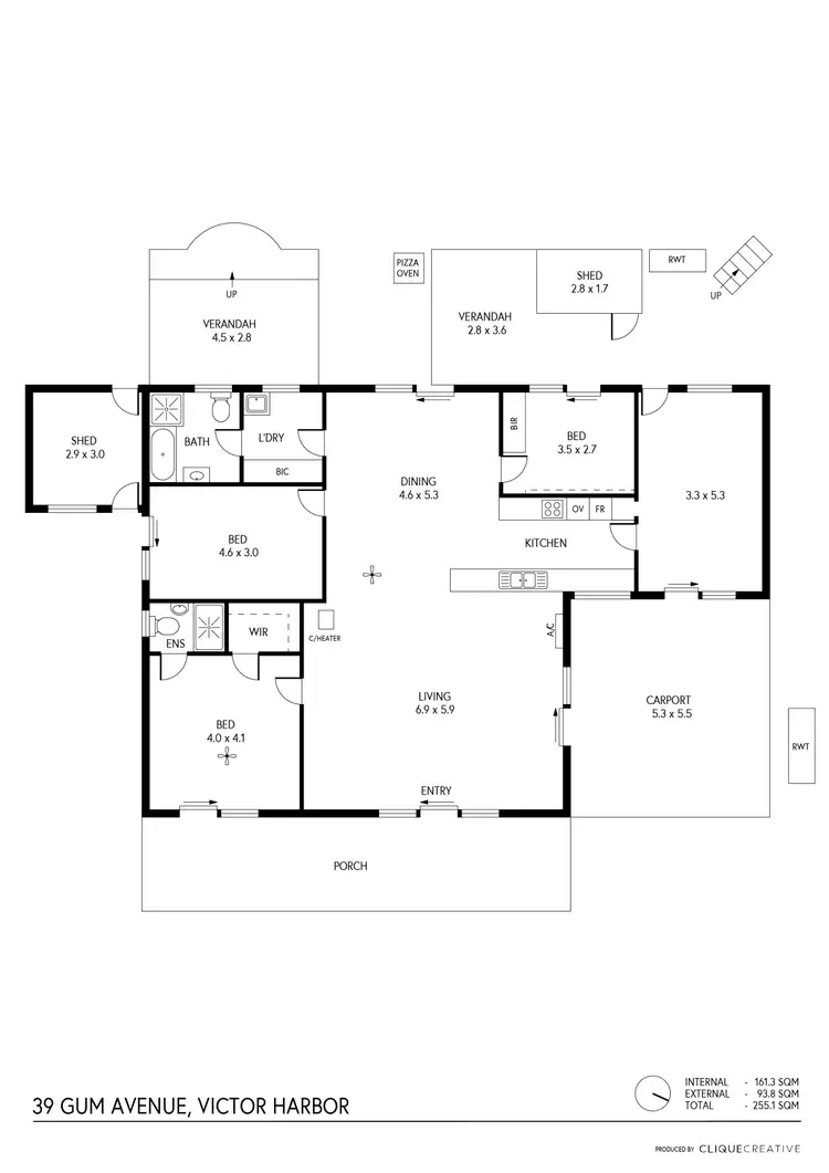Floorplan of Homely house listing, 39 Gum Avenue, Victor Harbor SA 5211