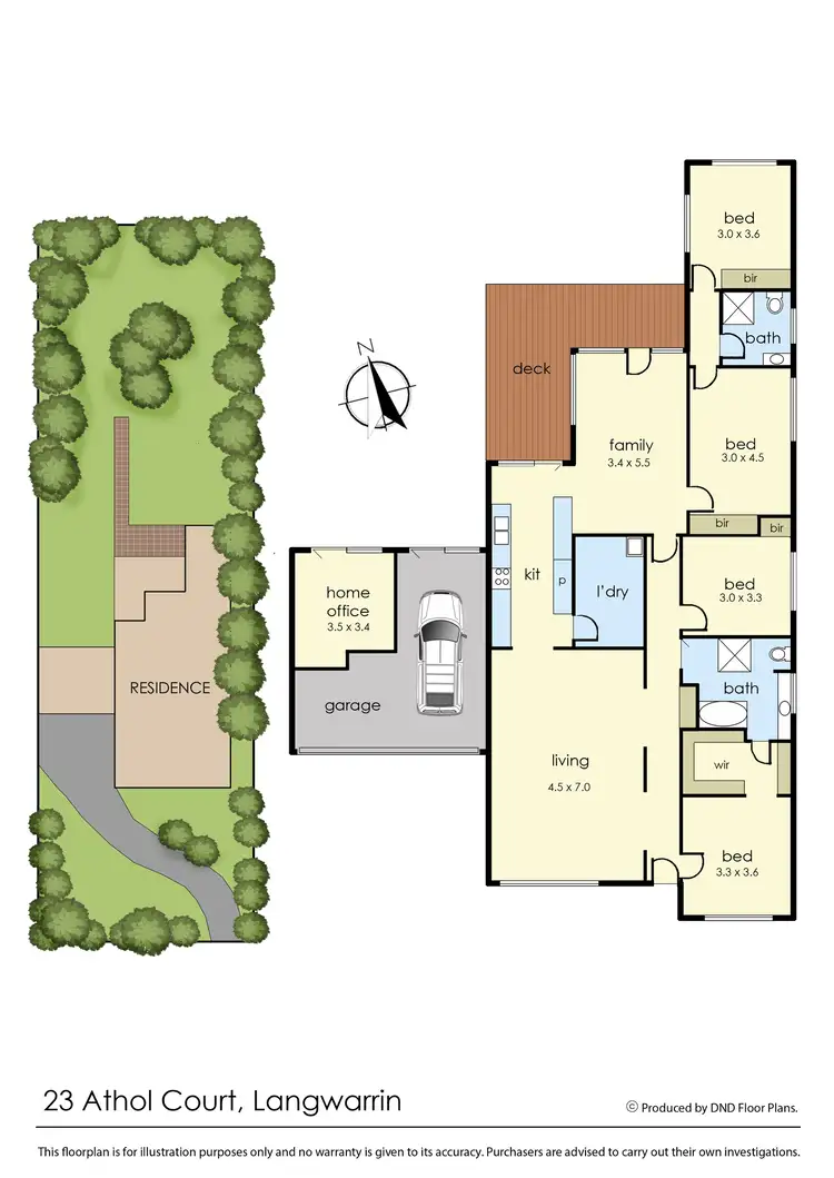Floorplan of Homely house listing, 23 Athol Court, Langwarrin VIC 3910