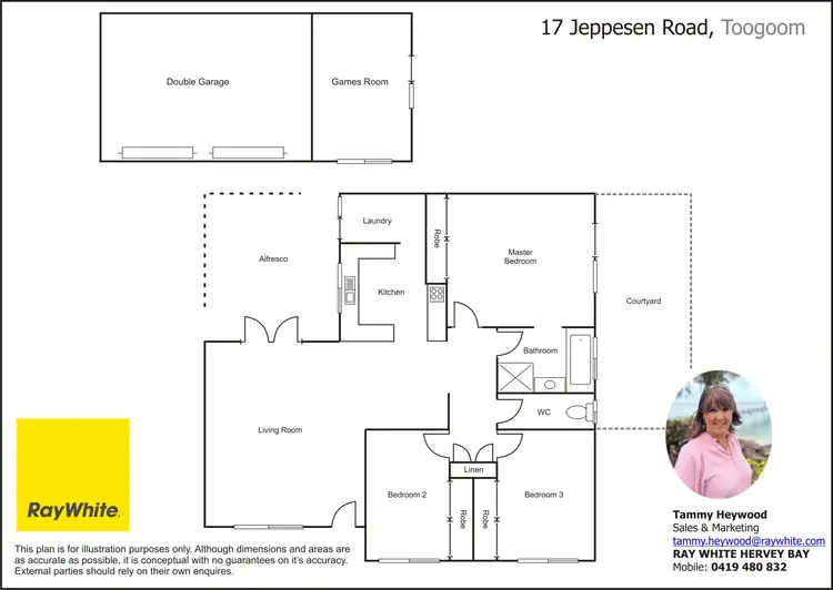 Floorplan of Homely house listing, 17 Jeppesen Road, Toogoom QLD 4655