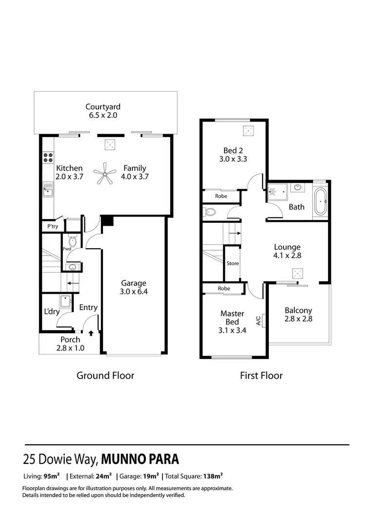 Floorplan of Homely house listing, 25 Dowie Way, Munno Para SA 5115