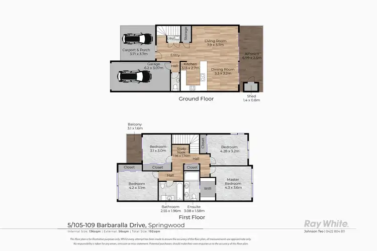 Floorplan of Homely house listing, 5/105-109 Barbaralla Drive, Springwood QLD 4127