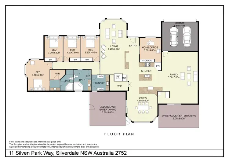 Floorplan of Homely house listing, 11 Silven Park Way, Silverdale NSW 2752