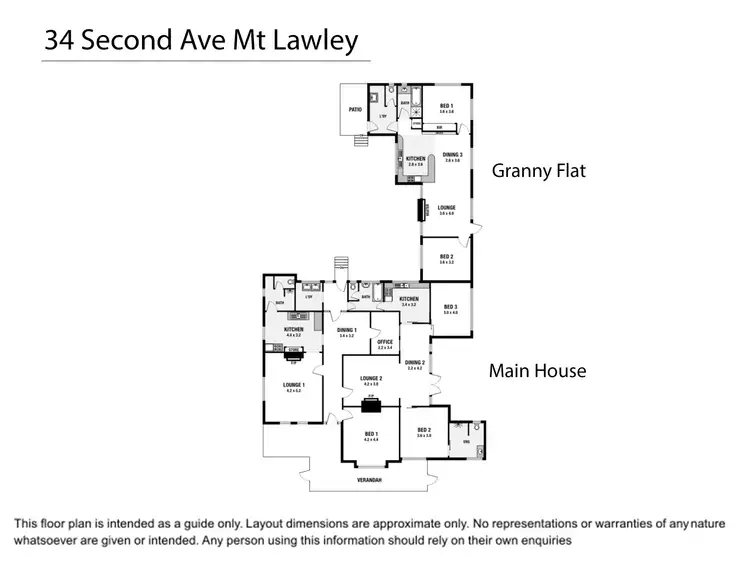 Floorplan of Homely house listing, 34 Second Avenue, Mount Lawley WA 6050