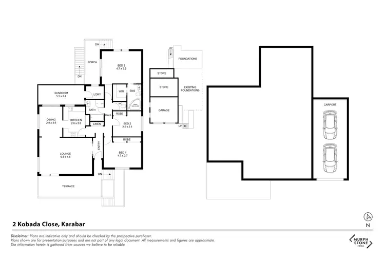Floorplan of Homely house listing, 2 Kobada Close, Karabar NSW 2620
