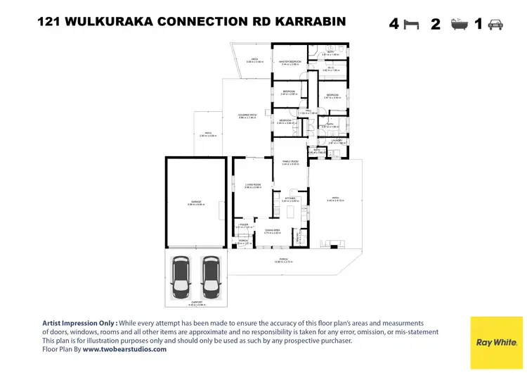 Floorplan of Homely house listing, 121 Wulkuraka Connection Road, Karrabin QLD 4306