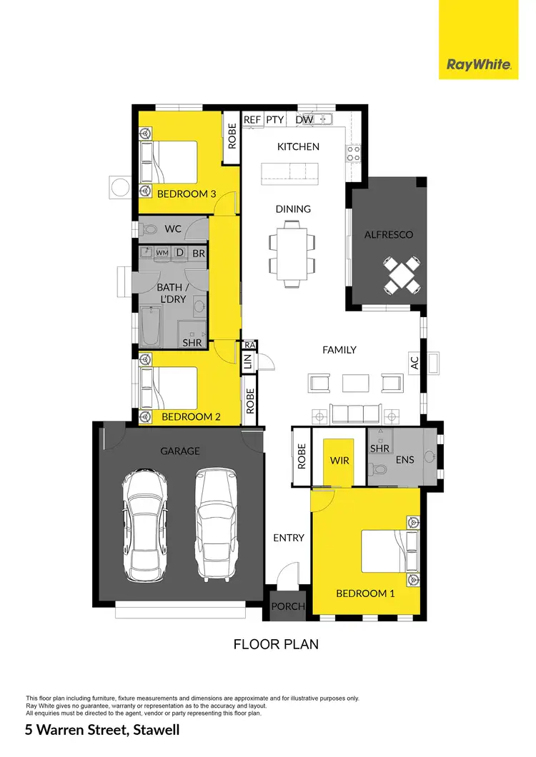 Floorplan of Homely house listing, 5 Warren Street, Stawell VIC 3380