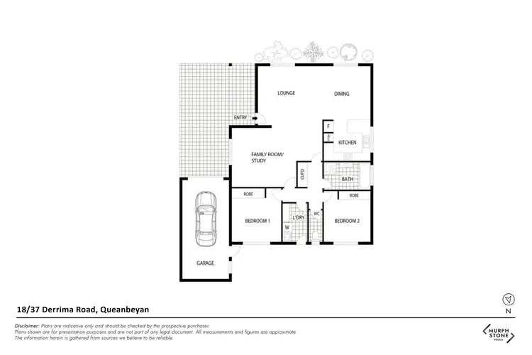 Floorplan of Homely house listing, 18/37-41 Derrima Road, Queanbeyan NSW 2620