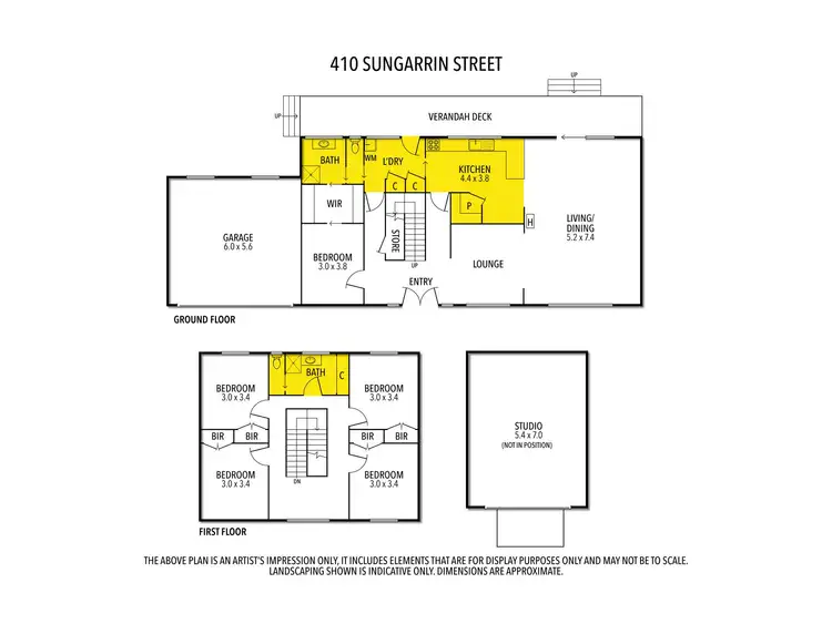 Floorplan of Homely rural property listing, 410 Sungarrin Road, Tallarook VIC 3659
