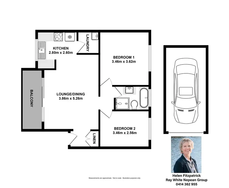 Floorplan of Homely unit listing, 20/56 Park Avenue, Kingswood NSW 2747